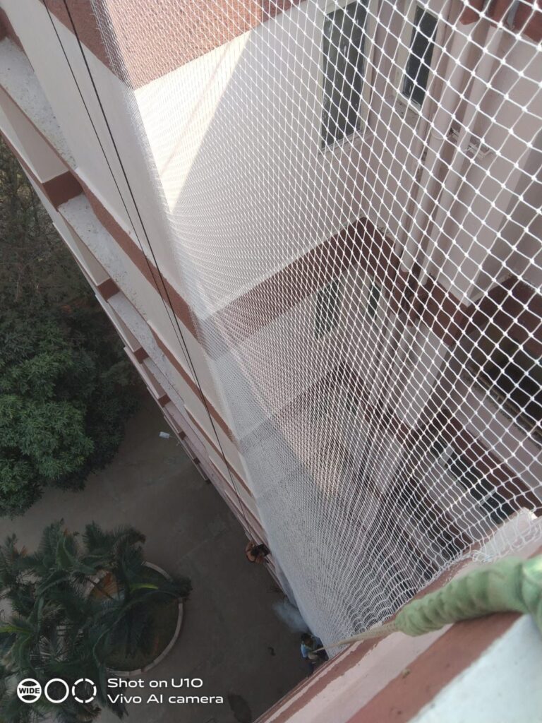 Duct area safety nets